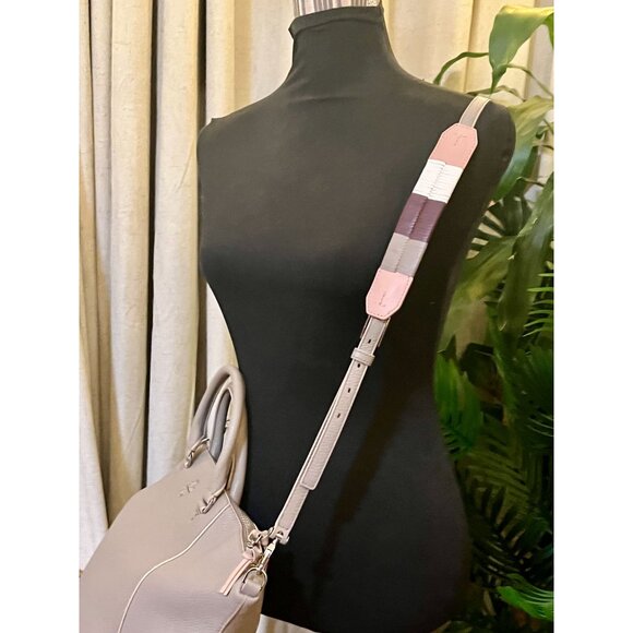 TORY BURCH GREY BERKLEY DOME SHOULDER BAG - Picture 14 of 14